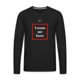 Men's Premium Long Sleeve T-Shirt - black