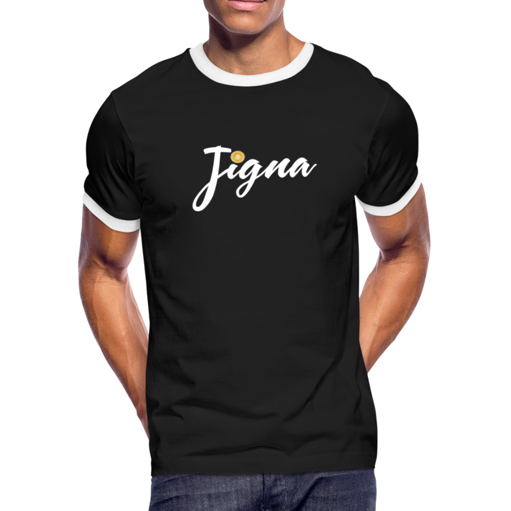 Men's Ringer Jigna T-Shirt - black/white