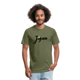 Fitted Jigna T-Shirt - heather military green