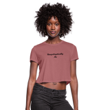 Unapologetically Me Cropped T-Shirt - mauve